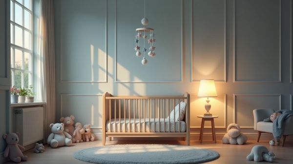 Préparer la chambre de bébé : quelle place pour la veilleuse ?